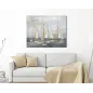 Malowidło na płótnie Gold Boat 100x2,8x80 cm